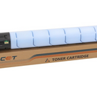 CET Konica Minolta Bizhub C458/658/Develop ineo +458/+658/Olivetti d-Color MF-454/654 TN-514C/B1207 Toner Cartridge - Standard Yield - Cyan-Color: Cyan