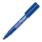 Pentel Green Label Permanent Marker - Chisel Point - Blue-Low-odour xylene-free ink formula