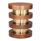 Zuo Marigot Side Table - Walnut-Colour: Walnut