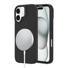 AXS PROTech Pulse D3O MagSafe Compatible Case Made with Recycled Materials for Apple iPhone 16 - Black-Enhanced grip with unique style