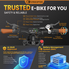 Gyrocopters Ocean Electric Dirt Bike for Adults - Speed 55 kmph - PAS Range 115 km -Blue-Coded NFC Access: Our bespoke NFC keyless system provides quick and secure access. The rewritable chip offers an advanced layer of anti-theft security and is compatible with all NFC-enabled devices, including iPhones (model X and above)