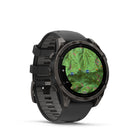 Garmin fēnix 8 - AMOLED Outdoor Recreation/Adventure Watches - 47 mm - Sapphire, Carbon Gray DLC Titanium with Black/Pebble Gray Silicone Band-10