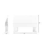 Nexera Storage Headboard - Full Size - White-5
