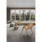 Manhattan Comfort Hamlet 22.64" Industry Chic Accent Chair - Nature - 2 Pack-Fine Natural Cane Made from Authentic Wooden Rattan