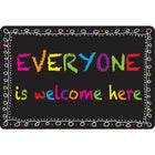 Ashley Productions Smart Poly Computer Mouse Pad - Everyone is Welcome Here - Chalk Loop - 6 Pack-Say hello to a boost of motivation every time you click and scroll.