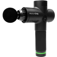 MotionGrey - Pistolet de massage à percussion pour tissus profonds - Appareil de massage portatif avec 20 niveaux de vitesse - Noir-20 vitesses réglables : ajustez avec précision l’intensité du massage grâce à 20 niveaux de vitesse, vous offrant un contrôle total sur la profondeur ou la légèreté des vibrations