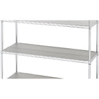 Seville Classics Shelf Liners - 60" L x 24" W - 5 Pack - Brown-Material: 100% polypropylene (PP)
