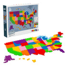 Plus-Plus Plus-Plus Puzzle By Number - Map of the United States - Set of 1400 Pieces-Flip the poster over to discover over 700 interesting state facts— flags, mottos, state capitals, and more