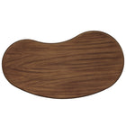 Modway Vetra Kidney-Shaped Free Coffee Table - Walnut-8