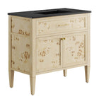 Modway Elysian 36" Wood Bathroom Vanity - Black/Burl-Modern Bathroom Vanity