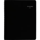AT-A-GLANCE 2027 Four-Person Group Daily Appointment Book - 11" H x 7-7/8" W - Black - English-12 months: January 2027 - December 2027