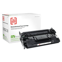 Staples CF226X HP 26X Remanufactured Toner Cartridge - High Yield - Black-Compatible with: HP LaserJet Pro M402D, M402DN, M402DW, M402N; LaserJet Pro MFP M426FDN, M426FDW (HP 26X)