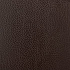 Armen Living Saturn 30" Bar Height Swivel Bar Stool in Brown Faux Leather & Auburn Bay Metal-7