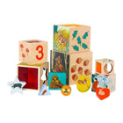 Manhattan Toy Enchanted Forest 12-Piece Wooden Stacking Set-Encourages sensory stimulation and play