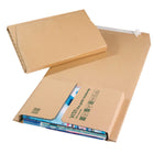 Spicers Book Wrap Box Peel and Seal - 11" x 8" x 2.75" - 25 Pack-Kraft corrugated book wrap