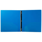 JAM Paper Plastic 1" 3-Ring Binder - Blue-Quantity: Sold Individually | Made to be long lasting and resist tearing or bending, easy to clean.