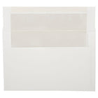 JAM Paper A9 Foil Lined Invitation Envelopes - 5.75" x 8.75" - White with Ivory Foil - 25 Pack-Colour: White with Ivory Foil Lining, Foil gives envelope natural looking shine