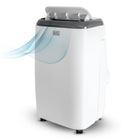 BLACK+DECKER 6,000 BTU SACC/CEC Portable Air Conditioner-SIMPLE & QUICK TO INSTALL - Just roll this portable air conditioner with 4 wheels into any room with a double hung or sliding window. Attach the included hose (4’ 11” long) & window adapter, & plug it in to an outlet using the 70.8 inch long power cord. When not in use, just unhook & store. Window kit includes foam seal, slider bracket, 5.9 inch diameter air exhaust hose, hose inlet and outlet, 2 locking screws and drain hose.