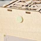 HOMCOM Christmas Advent Calendar with Countdown Drawers for Kids - Natural Wood-Pre-assembly design, save you time