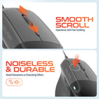 Delton KB250 & S38 Ergonomic Wired Keyboard and Mouse Combo - Black-This mac keyboard wired features a 4.9-ft USB-A powered cable, ensuring reliable connectivity and flexibility for easy setup across various workspaces.