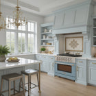 Kucht 36" KFX-X Series Pro Style Propane Gas Range - Stainless Steel/Light Blue-2 Years Limited Manufacturer Warranty
