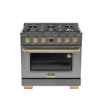 Kucht 36" KXD Series Dual Fuel Range Propane Gas - Gemstone-New Kucht Horus Digital Dial Thermostat