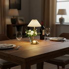 Xtricity Manchester Portable LED Table Touch Lamp - Cream-3CCT selectable color temperature: Soft White, Daylight, and Cool White