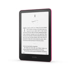Amazon Kindle Paperwhite Signature Edition (2024 Release) - 32GB - Metallic Raspberry-Upgrade your reading experience – The Signature Edition features an auto-adjusting front light, wireless charging, and 32 GB storage