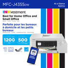 Brother INKvestment MFC-J4355DW Wireless Color Inkjet All-in-One Printer-Innovative technology. Enhance your workflow with Wi-Fi Direct, which allows you to print wirelessly even without an external network connection