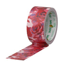 Shurtape 1.88" Printed Duck Tape - Red Roses-Heavy-duty strength and adhesion to conform to uneven surfaces