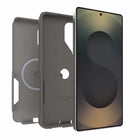 OtterBox Commuter Cell Phone Case with Magnets for Galaxy S26 Ultra - Grey Comfort-Raised edges protect camera and screen