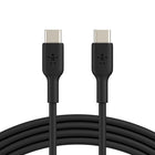 Belkin USB-C to USB-C Cable - 1 m - Black -BROAD COMPATIBILITY: The Belkin BoostCharge Cable is compatible with Apple iPhone 15 Series, Samsung 23 & 22, Google Pixel 7 & 6, and other USB-C compatible devices
