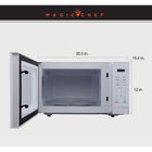Magic Chef 1.1 cu. ft. 1000W Countertop Microwave Oven - White-6 preprogrammed cooking modes for commonly microwaved foods