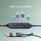 Yealink UH44 Dual Uc Headset- Phone & Computer headset - UC Certified - Black-Microphone quantity: 2