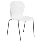 Flash Furniture HERCULES Series Stack Chair - White-Multipurpose Stack Chair