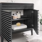 Modway Render 36" Bathroom Vanity - Charcoal/White-MDF and Particleboard