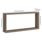 Hudson&Canal Osmond 64"W Console Table - Antiqued Grey Oak-9
