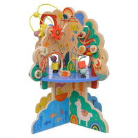 Manhattan Toy Wooden Activity Center Playground Adventure-20 gliders on seven different tracks