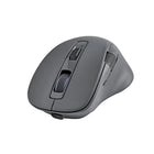 BlueDiamond Track Designer Pro Wireless Mouse - Grey-Wireless Connectivity: Freedom to connect either wirelessly with Bluetooth or 2.4G USB receiver, or plug in via USB-C cable connection