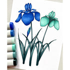 Copic Sketch Dual Tipped Ink Markers - Sea & Sky Tones - Set of 6-Refilablle with Copic Ink
