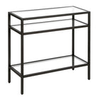 Hudson&Canal Sivil 24"W Rectangular Side Table - Blackened Bronze-A modern contemporary design for your living room, bedroom, and more