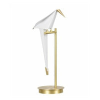 Plata Import Origami Table Lamp-PVC and Iron Material