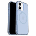 OtterBox Symmetry Clear Compatible with MagSafe Case with Camera Control for iPhone 17 - Silver Glade Blue-Tactile buttons feel just like your phone’s