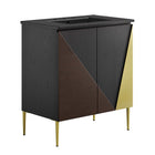 Modway Alchemist 30" Bathroom Vanity - Black-Modern Bathroom Vanity