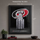 Frameworth Carolina Hurricanes 16" H x 20" W Frame 2026 Stanley Cup Champions Framed Wall Art 16" x 20" W Frameworth - Officially Licensed NHL/NHLPA-7