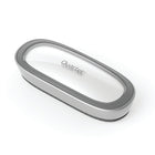 Quartet Max Clean Dual Material Eraser with Magnetic Caddy - 6.14" x 2.44" - Silver-Dual material eraser combines reticulated foam to scrub the board’s surface with felt to capture dust
