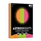 Astrobrights 65lb Cover Paper - 8.5" W x 11" H - Primary Bold - 3-Colour - 150 Pack-In this pack of 150 sheets, you will get 50 sheets each of Cosmic Orange, Terra Green and Pulsar Pink