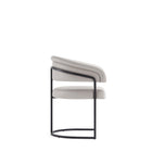 Manhattan Comfort Augusta 23.6" Modern Leatherette Upholstered Dining Chair - Light Grey - Set of 4-Made to Last. Commercial Grade Product