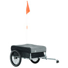 Aosom Outdoor Bike Trailer with Triple Safety-Universal hitch for quick and easy attachment to back cycle wheel 
