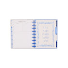 The Happy Planner 2026–2027 Classic Disc Bound Dated Planner - 9-3/4" x 5-5/16" - Cottage Blues-Includes 3 Bonus months, a bookmark, and stickers